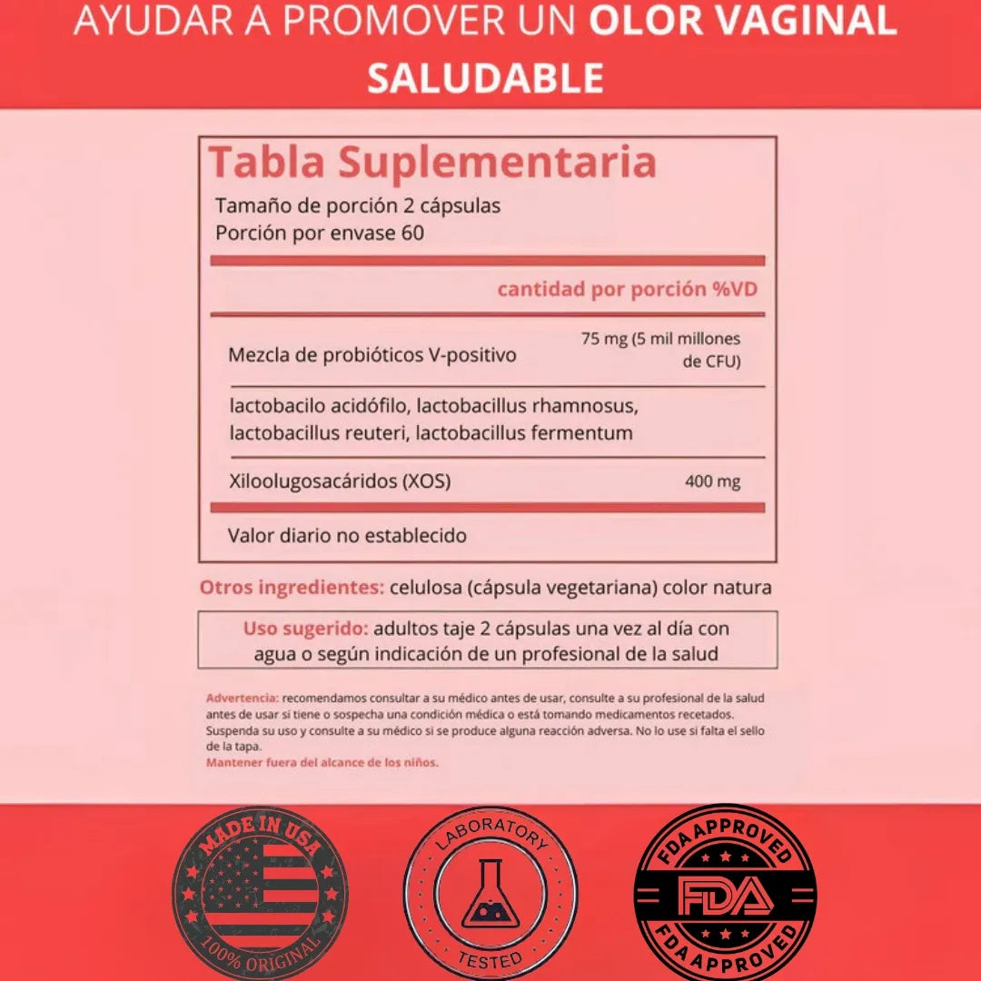 PROBIÓTICO VAGINAL URO Original - 60 Capsulas