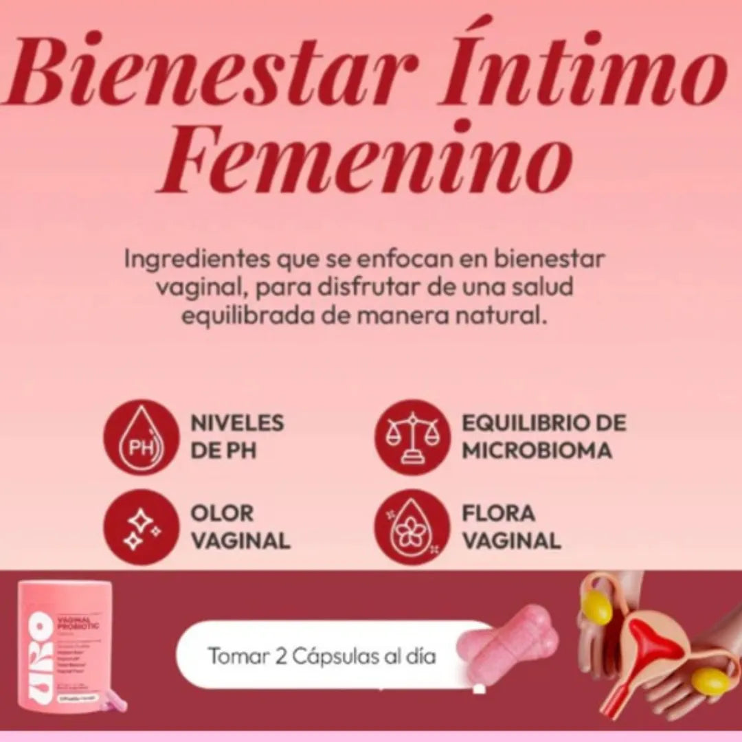 PROBIÓTICO VAGINAL URO Original - 60 Capsulas